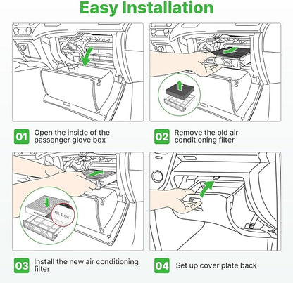 6 PCS Cabin Air Filters for 2020-2025 2026 Tesla Model Y, 2025-2026 Model Y - Image 6