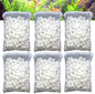 Aquarium Biological Bacteria House Ceramic Rings Filter Media 6 lbs Bagged by Aquapapa