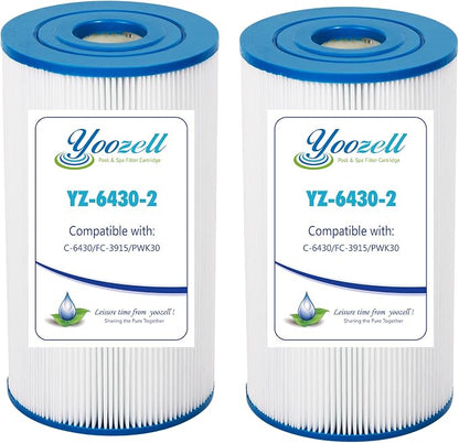 6430 Pool Filter Cartridge Replacement 2 Pack by Yoozell