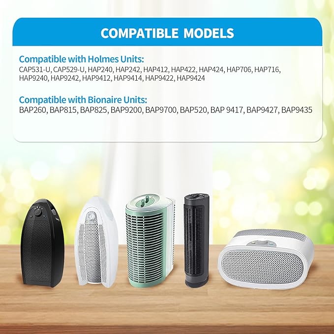 DerBlue 8pcs Replacement Filters Compatible - Image 2