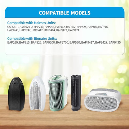 DerBlue 8pcs Replacement Filters Compatible - Image 2