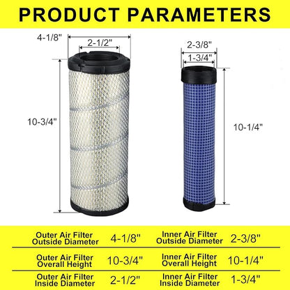 11013-7044 11013-7045 Outer Inner Air Filter - Image 3