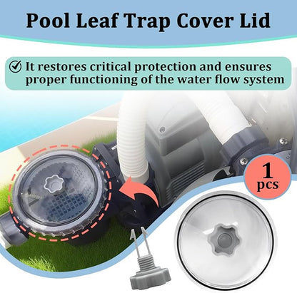 Pool Leaf Trap Cover Lid with O-Ring and Valve Kit - Image 2