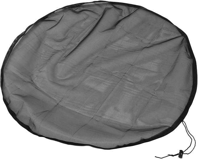 Rain Mesh Cover, Mesh Cover for Rain Barrels, Drawstring Leaf Filter Water - Image 9