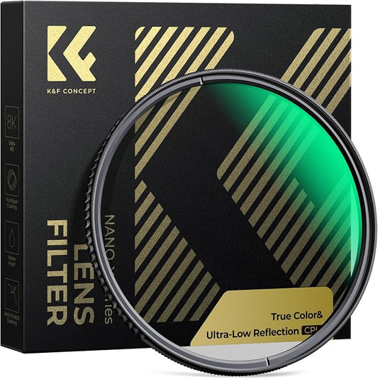 K&F CONCEPT 82mm True Color Ultra-Low Reflectivity CPL Filter Polarizer Lens by KFCONCEPT