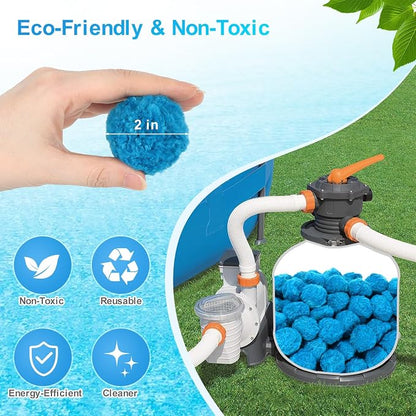 Askyli 3.1 lbs Pool Filter Balls - Image 2