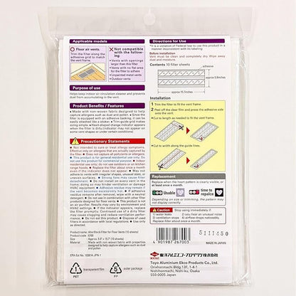 Aller Block Floor Vent Filters – Anti-Allergenic, Captures Dust & Pollen - Image 2