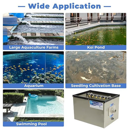 Rotary Drum Filter-3000GPH Canister Filter AC110-240V RDF Fully Automatic Water - Image 6