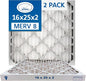 16x25x2 Air Filter MERV 8 TRION Air Bear Pleated HVAC Air Filter Replacement by Trion