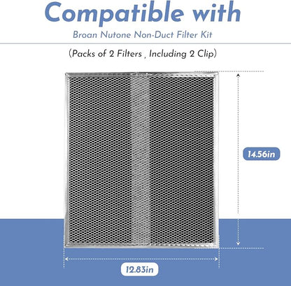 Upgrade HPF30 Charcoal Range Hood Non-Ducted Filter, - Image 2