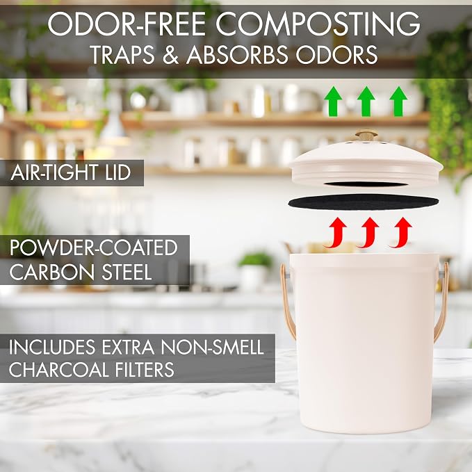 Beautiful Kitchen Compost Bin - Image 6