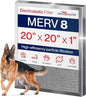 20x20x1 Electrostatic Air Filter, MERV 8, Reusable Furnace AC/HVAC Filter by LifeSupplyUSA