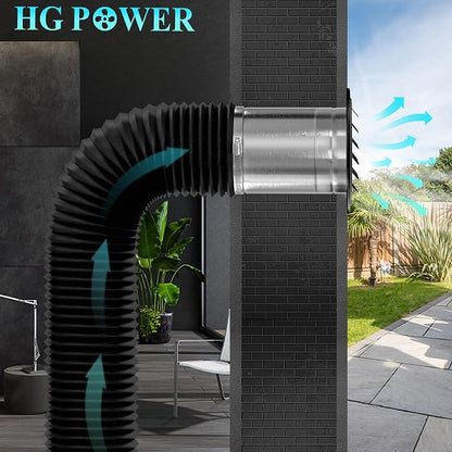 HG Power Stainless Steel Soffit Vents 4 Inch, Louver Soffit Exhaust Vent - Image 6