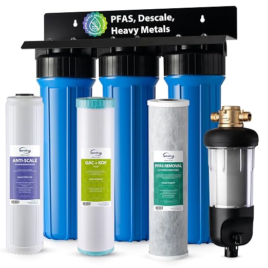 iSpring Whole House Water Filter System Ultimate PFAS Scale and Heavy Metals by iSpring