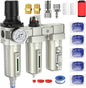 3/4" NPT Air Compressor Water Separator, Industrial Grade 3 Stage Air Drying by RVMARINEPAT