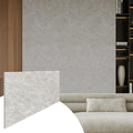 Dundee Deco Faux Marble Wall Panels - 2 ft X 4 ft - Glossy, Waterproof Indoor Wall Cladding - Tan, Grey Veins - Set of 4 - Covers 31 sq ft
