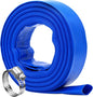 DAVCO 2" x 25 ft Pool Backwash Hose, Heavy Duty Reinforced Blue PVC Lay Flat by DAVCO