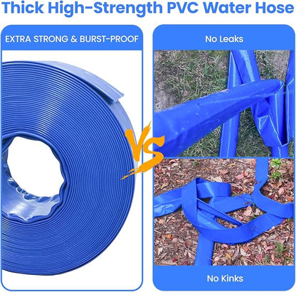 Poolvio Backwash Hose 1-1/2" x 50 ft, Leak-Free - Image 6