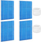 4-Pack Replacement Humidifier Filters Compatible by Gazeer