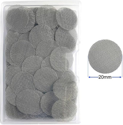 150pcs Stainless Steel Pipe Filters, 20mm/0.79 Inch Smoking Screens Pipe - Image 2