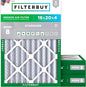 Filterbuy 16x20x4 Air Filter MERV 8 Essential Dust & Allergy Defense, by Filterbuy