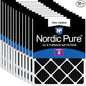 Nordic Pure 16x16x1 Pure Carbon Pleated Odor Reduction Furnace Air Filters 12 by NordicPure