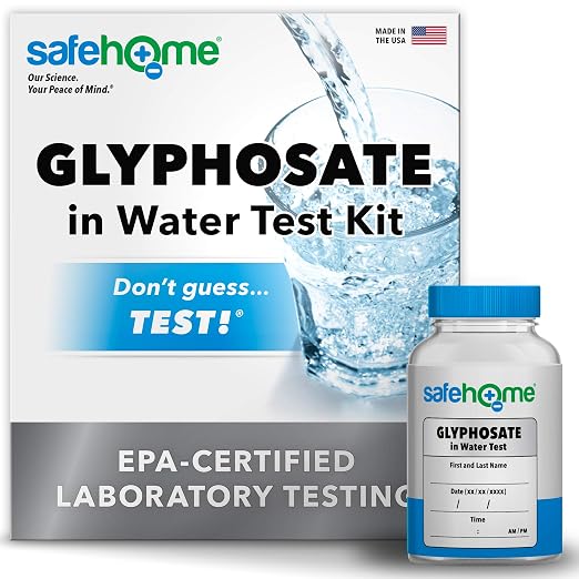 Safe Home® GLYPHOSATE in Water Test Kit – Classified as a Carcinogen by The by SafeHomeWaterQualityTestKits