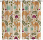 2 Panel Kitchen Cafe Curtains, Desert Camels Sunlight Filtering Nature Air by Hokiten