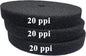 Aquarium Pond 5 Gallon Bucket DIY Bio Sponge Filter Media Pad Rounded 11x11 by Aqualexs