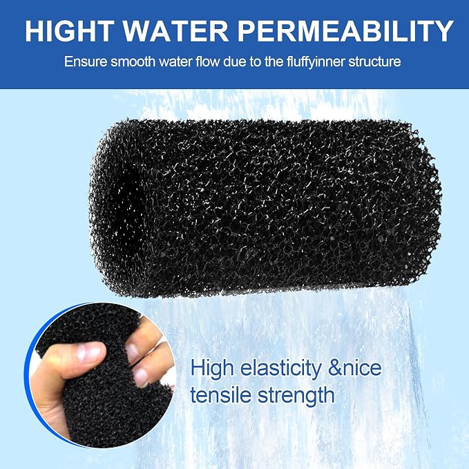 Pre Filter Sponge for Aquarium Shrimp Fry Fish Tank Filter Intake for Marina S10 - Image 7