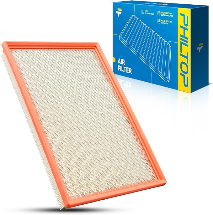 PHILTOP Engine Air Filter, CA12375 Compatible by PHILTOP
