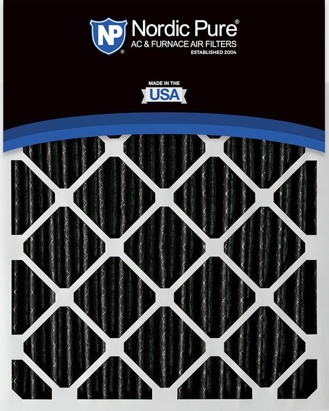 Nordic Pure 20x25x2 Furnace Air Filters MERV 10 Pleated Plus Carbon 12 Pack - Image 5