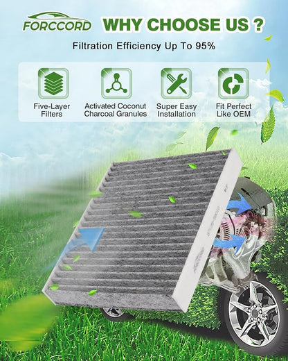 Cabin & Engine Air Filter Fit for 2022-2026 Toyota Tundra 3.5L, 2023-2026 - Image 6
