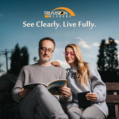 TruVision Readers Reading Glasses, Comfort Spring Hinges - Image 5