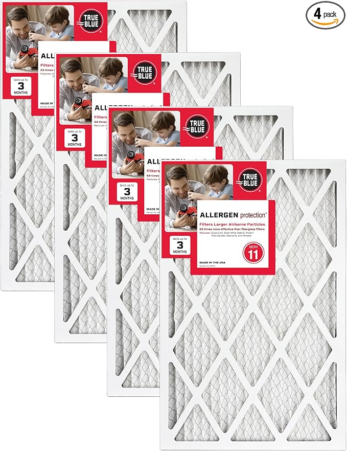 True Blue Allergen 20x36x1 Air Filter, MERV 11 by TRUEBLUE