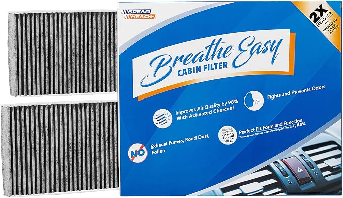 Spearhead Odor Defense Breathe Easy AC & Heater Cabin Filter | Fits 02-06 RSX by SPEARHEAD