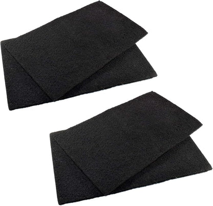 HQRP 4-Pack 18x10 Activated Carbon Filter Media Pad by HQRP