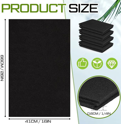 Nuanchu 4 Pack 26" x 16" x 1/4" Mobile Home Furnace Door Filter Furnace Parts - Image 2
