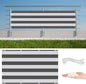 Privacy Fence Screen 2.8' x 32.8' UV Protection Weather-Resistant Garden Fence by AYLFBFU