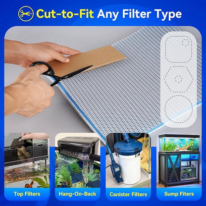 Borlech 8-Layer Fast-Acting Aquarium Filter Pad - Image 8