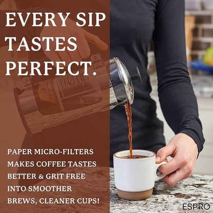 ESPRO 100 Count Coffee Paper Filters - Image 5