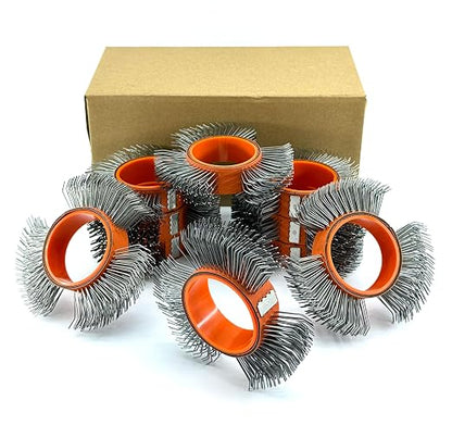 10PCS, Abrasive Carbon Steel Belt/Replacement Coarse Wire Wheel/Rust - Image 2
