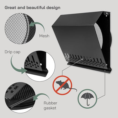 Vent Systems 8" Inch Supply Vent Cover - Image 3
