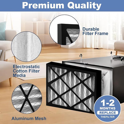 2 Pack 5-Micron Outer Air Filter Replacement Compatible - Image 3