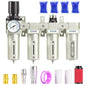 TAILONZ PNEUMATIC 0-240PSI 1/2 Inch NPT Industrial Grade 4 Stage Air Drying by TAILONZPNEUMATIC