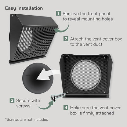 Vent Systems 8" Inch Exhaust Vent Cover - Image 4