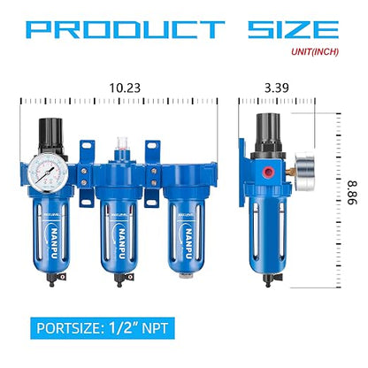 NANPU Zinc Alloy 3 Stage Air System - Image 3