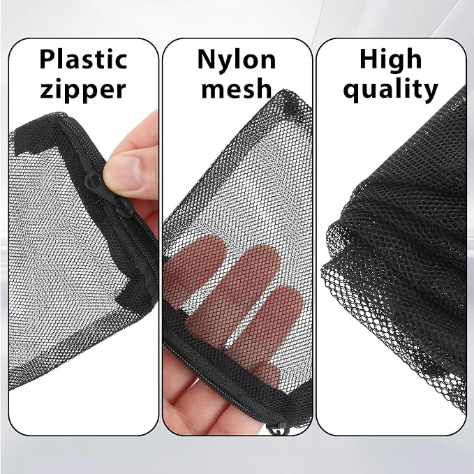 10PCS Aquarium Filter Media Bags, 3x4 Inch Fish Tank Media Mesh Filter Bags - Image 3
