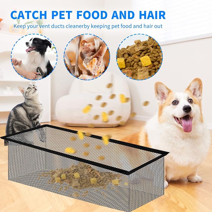 Floor Register Cover Trap, Floor Air Vent Cover Screen - Image 6