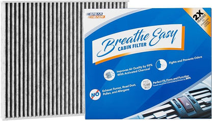 Spearhead Odor Defense Breathe Easy AC & Heater Cabin Filter | Fits 2018-25 by SPEARHEAD